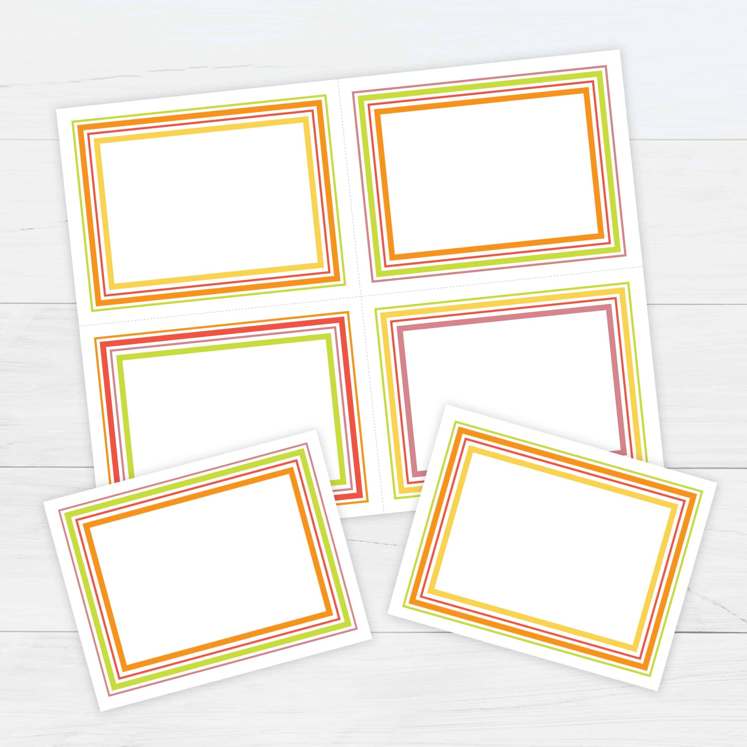 Editable Blank Challenge Cards With Borders teacher Made Worksheets Library