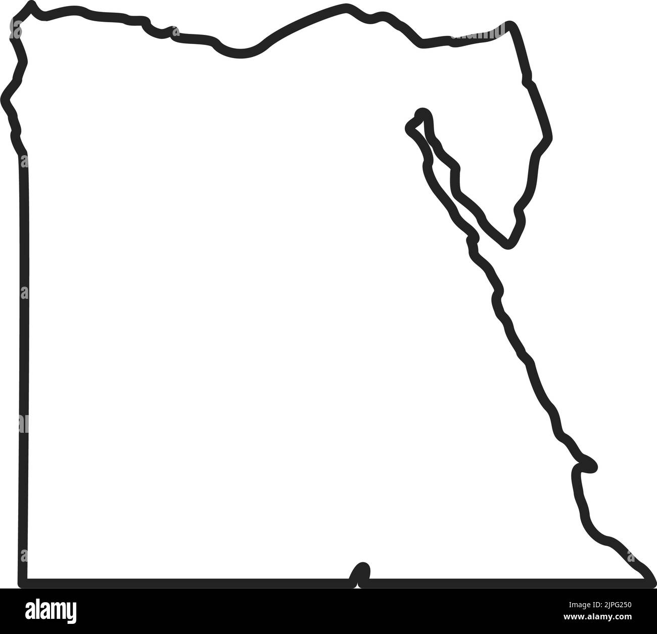 Egypt Map Black And White Stock Photos Images Alamy