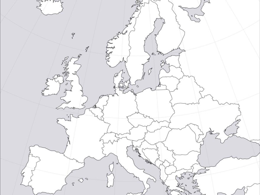 Europe Blank Map