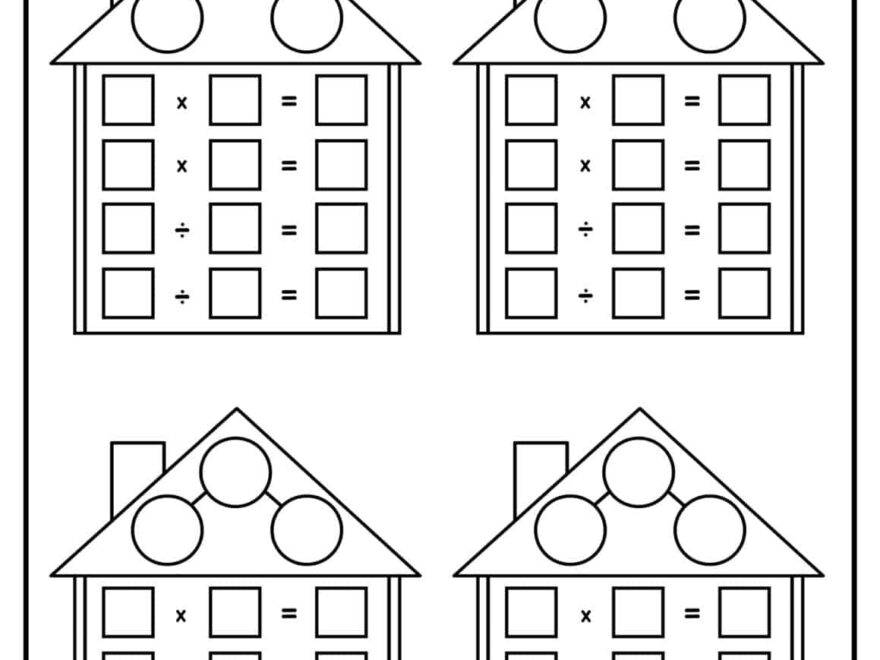 Fact Family Worksheets Superstar Worksheets