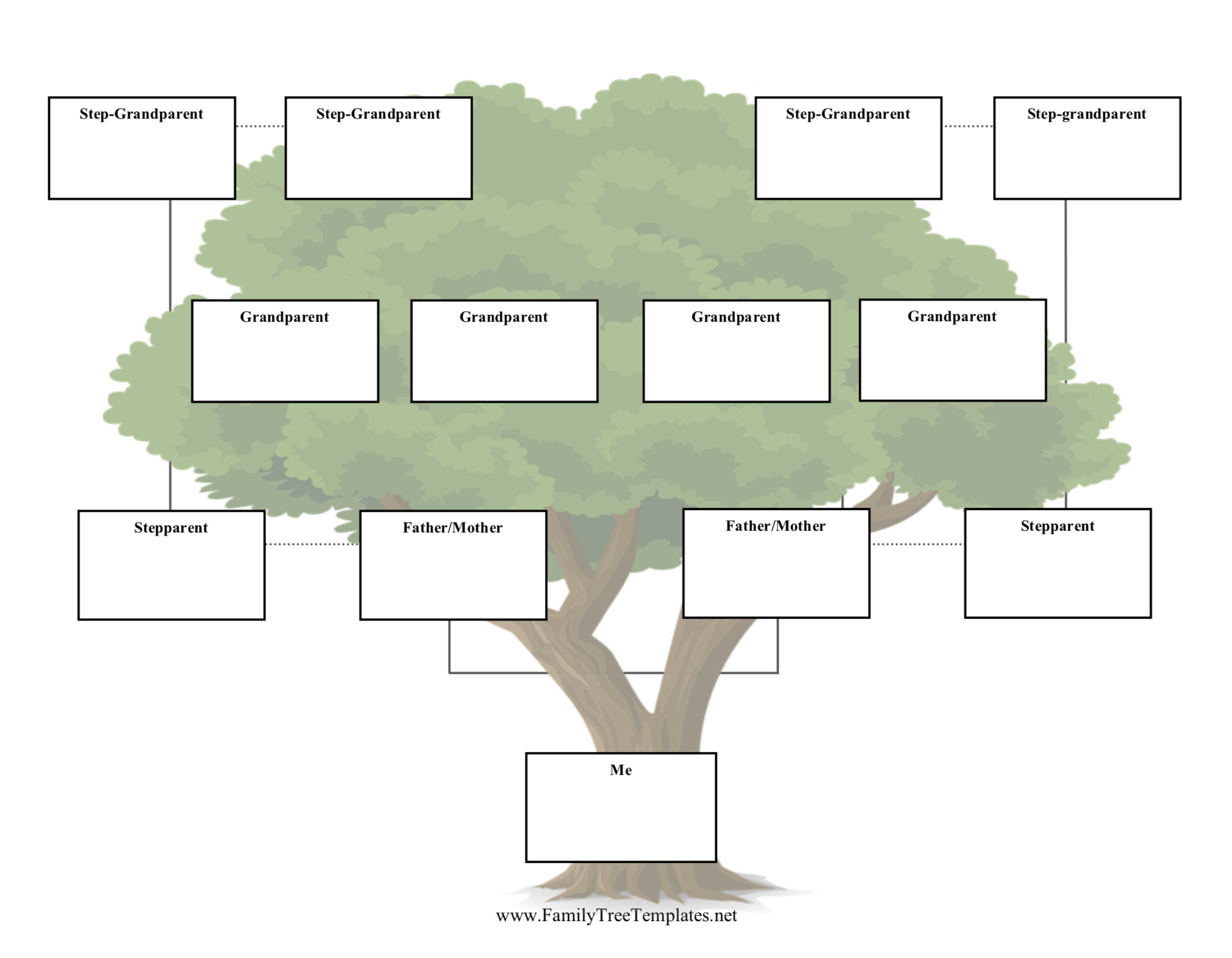 Blank Family Tree Free Printable