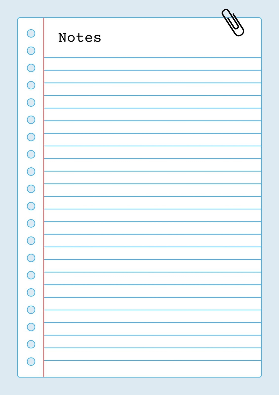 Free And Customizable Paper Templates