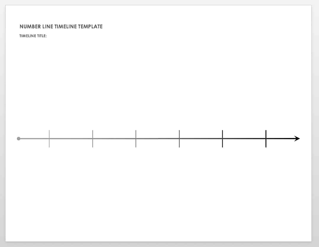 Free Blank Timeline Templates Smartsheet Worksheets Library