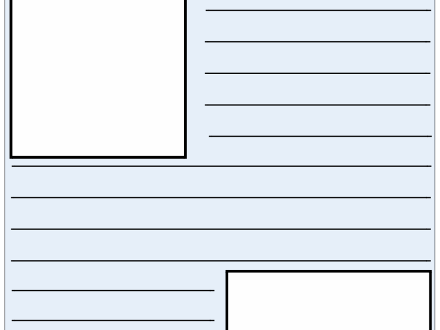 Free Illustrated Story Worksheet Templates