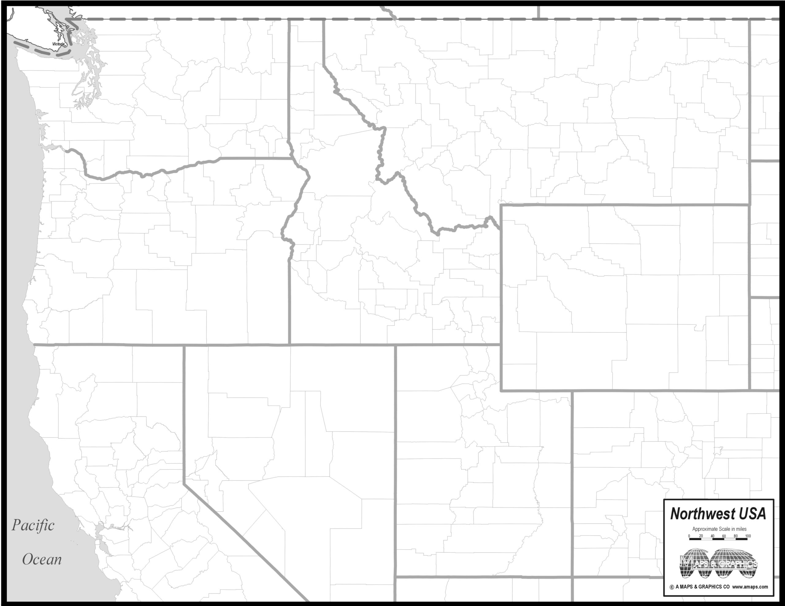FREE MAP NORTHWEST STATES