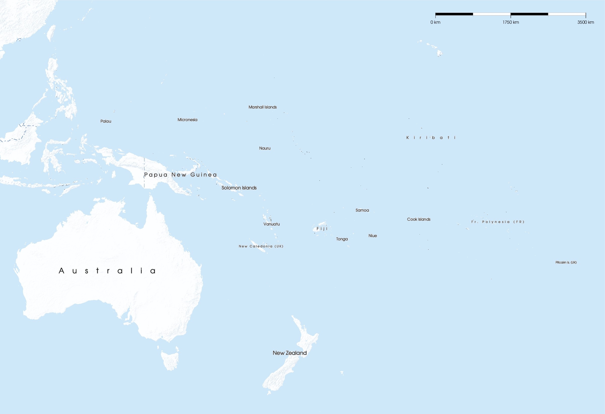 Free Maps Of Australia And Oceania Mapswire