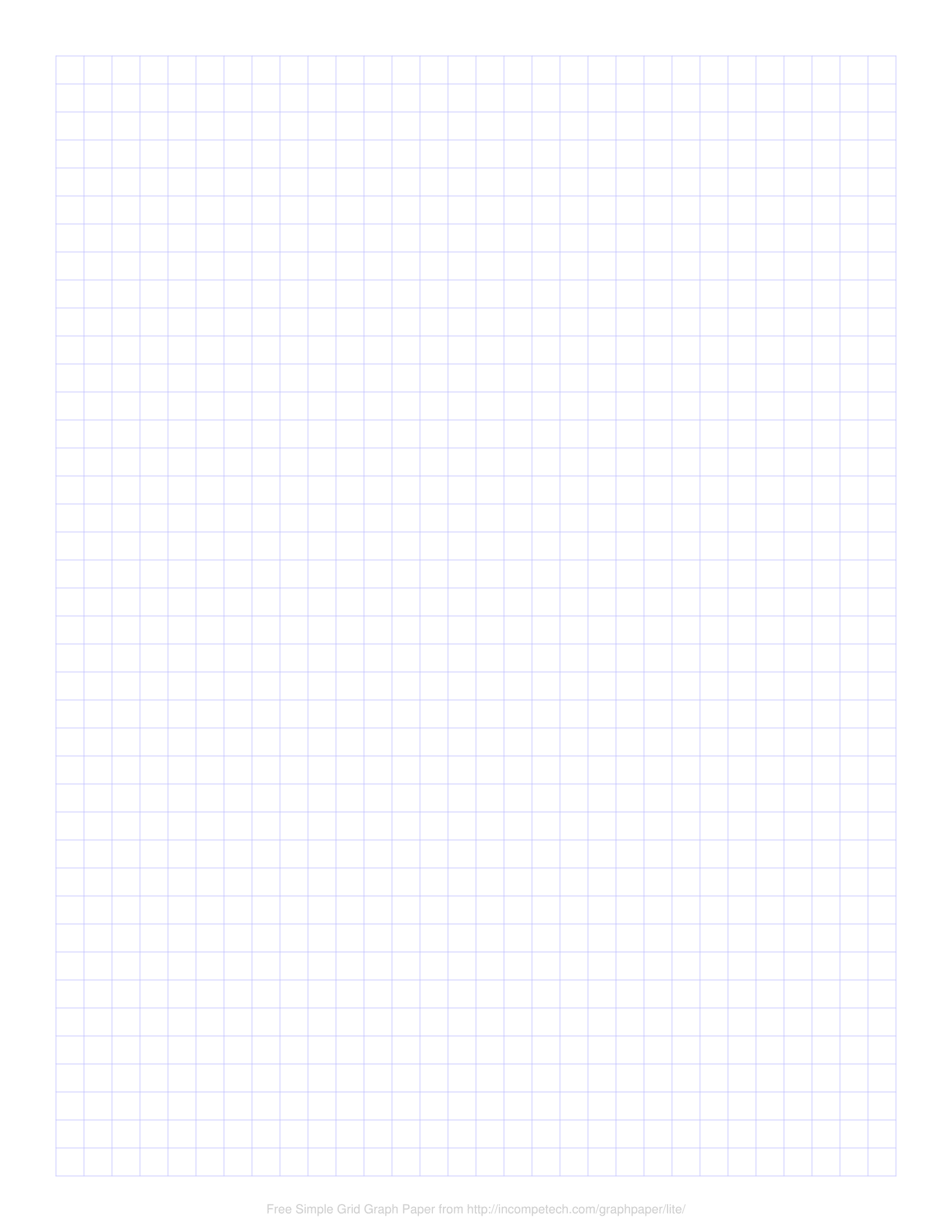Math Printable Graph Grid Blank