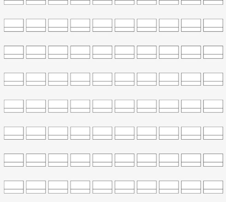 Free Printable 24 50 72 80 100 120 150 168 Blank Color Swatch Chart Template PDF