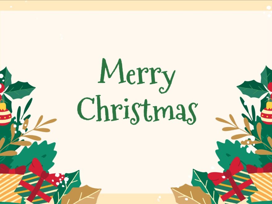 Free Printable Blank Christmas Card Template To Edit Online