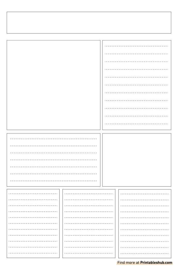 Free Printable Blank Newspaper Templates PDF Included 