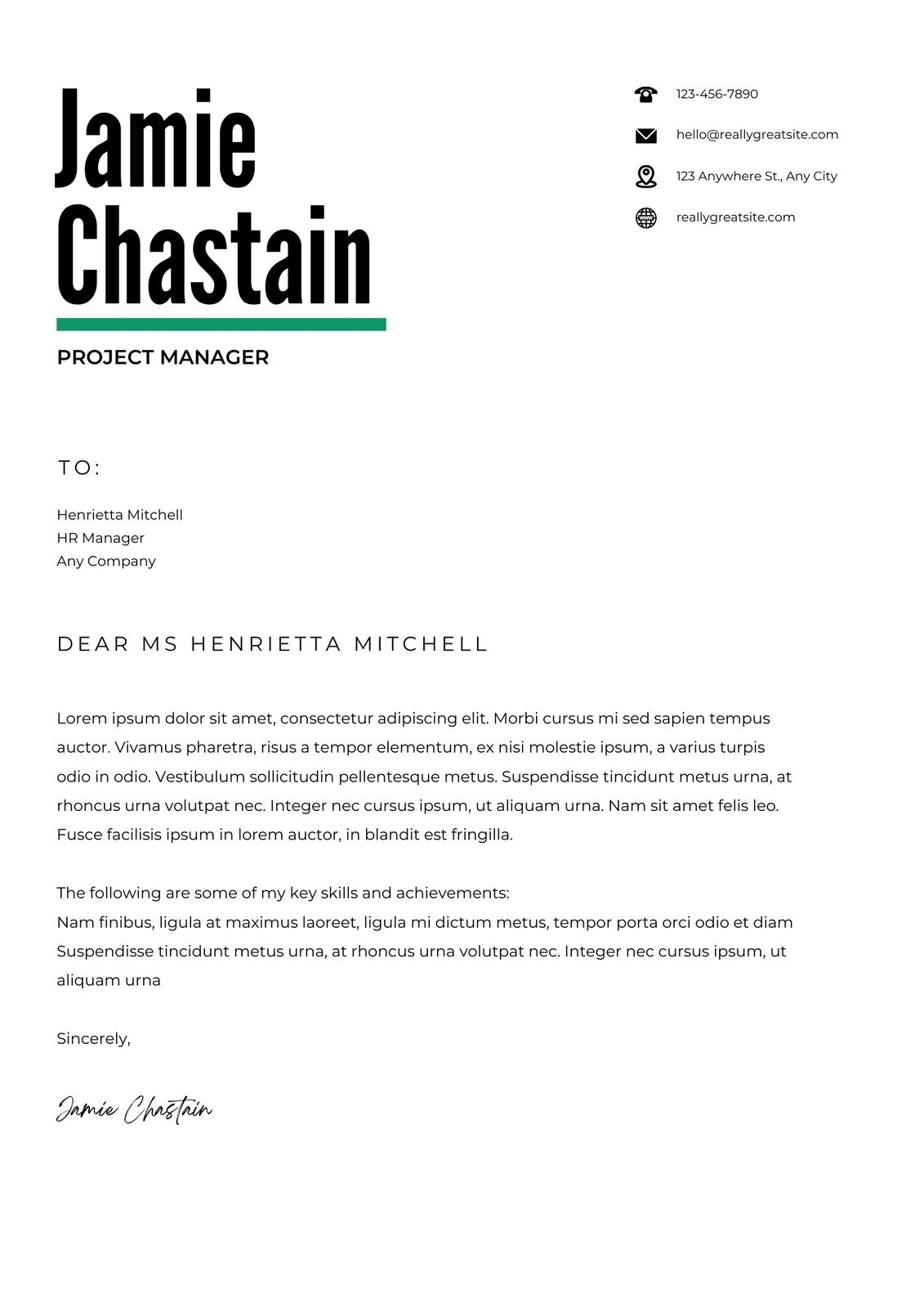 Free Printable Business Letter Templates To Customize Canva