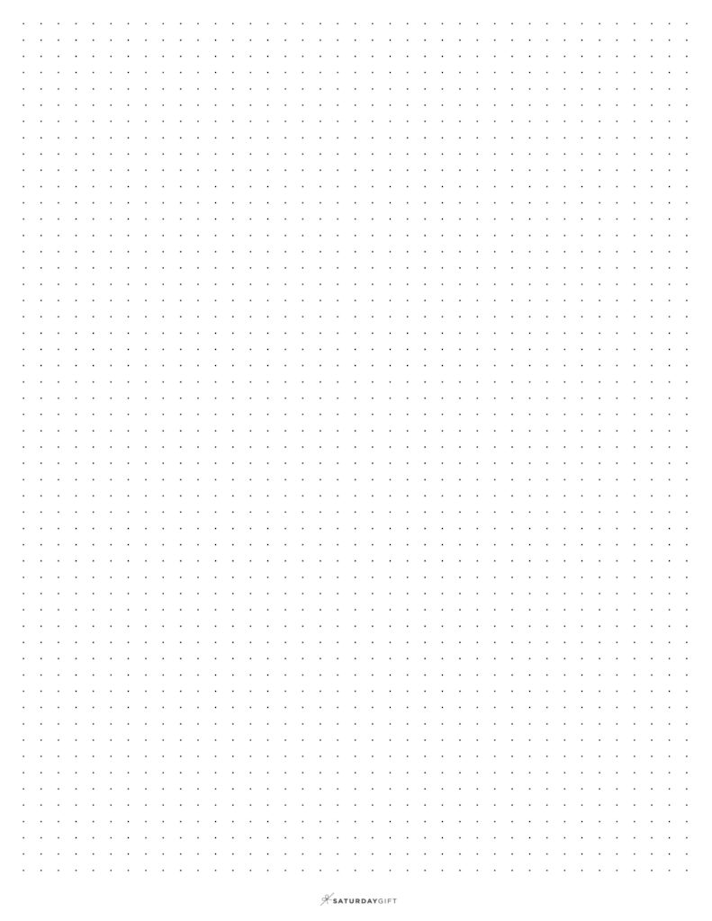 Printable Blank Bullet Journal Pages