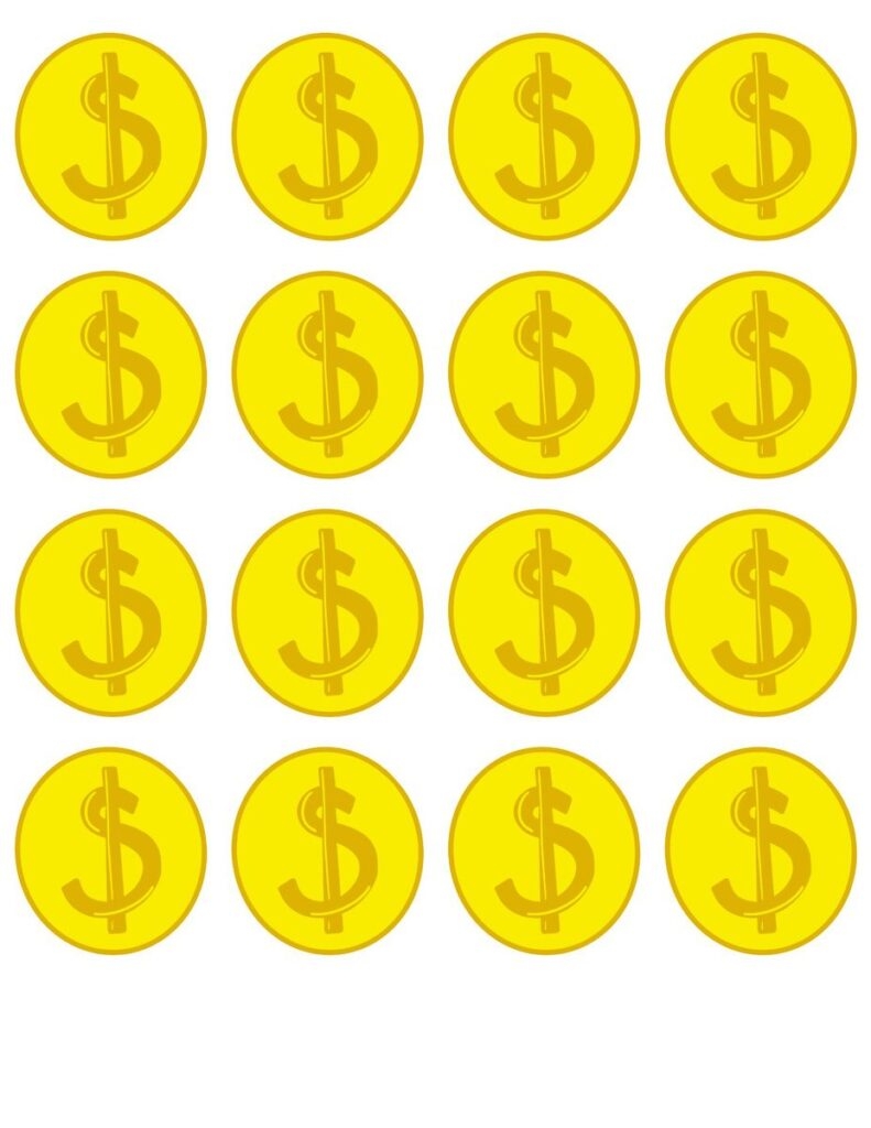 Free Printable Gold Coins For St Patrick s Day OriginalMOM