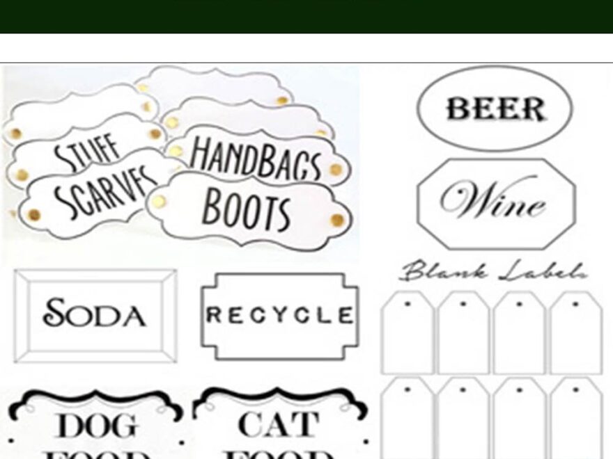 Free Printable Labels To Organize Your Stuff In My Own Style