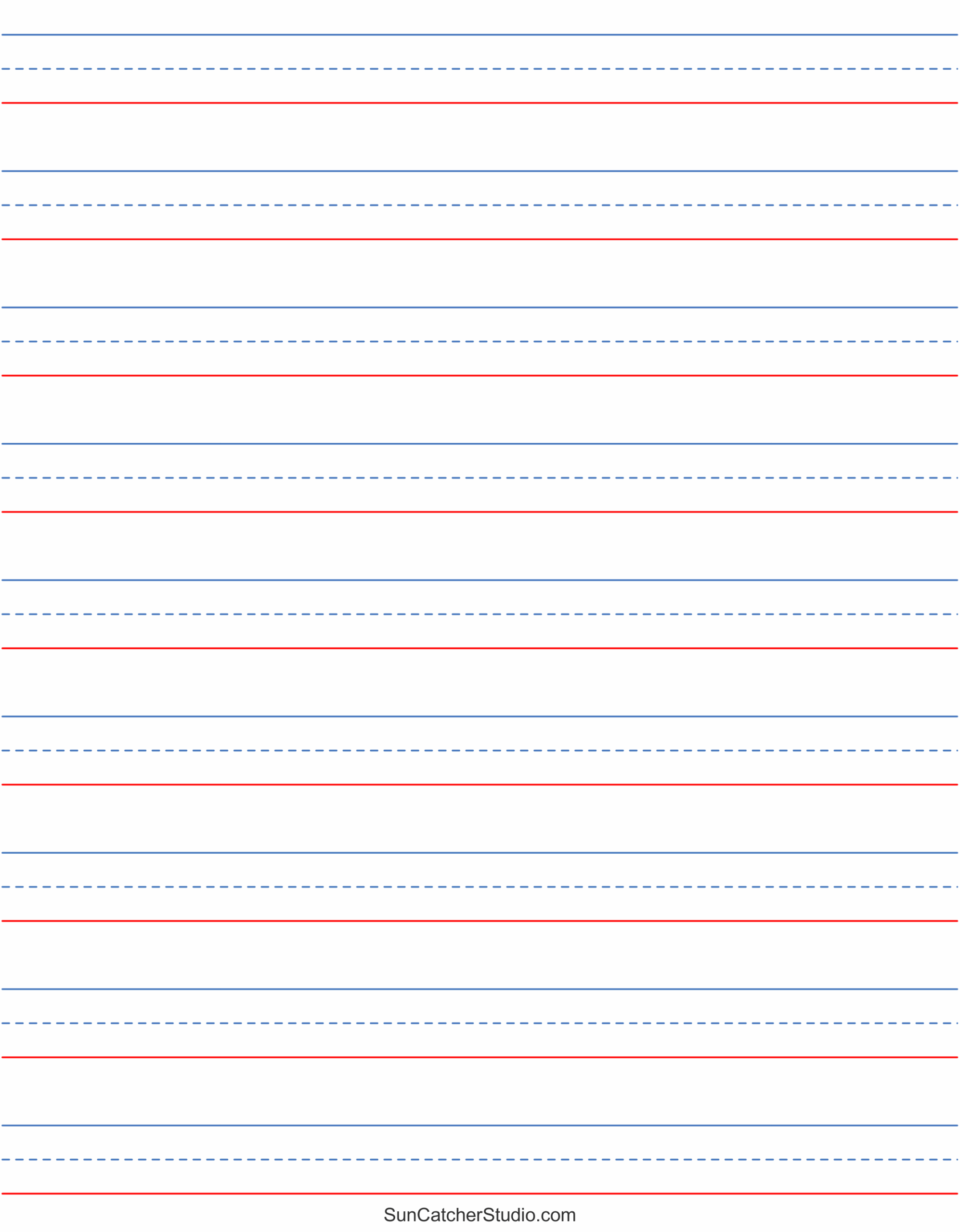 Free Printable Lined Paper Handwriting Notebook Templates Free Printables Monograms Design Tools Patterns DIY Projects