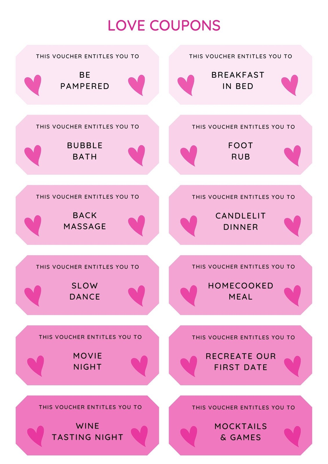 Free Printable Love Coupon Templates Canva Free Printable Love Coupon Templates Canva