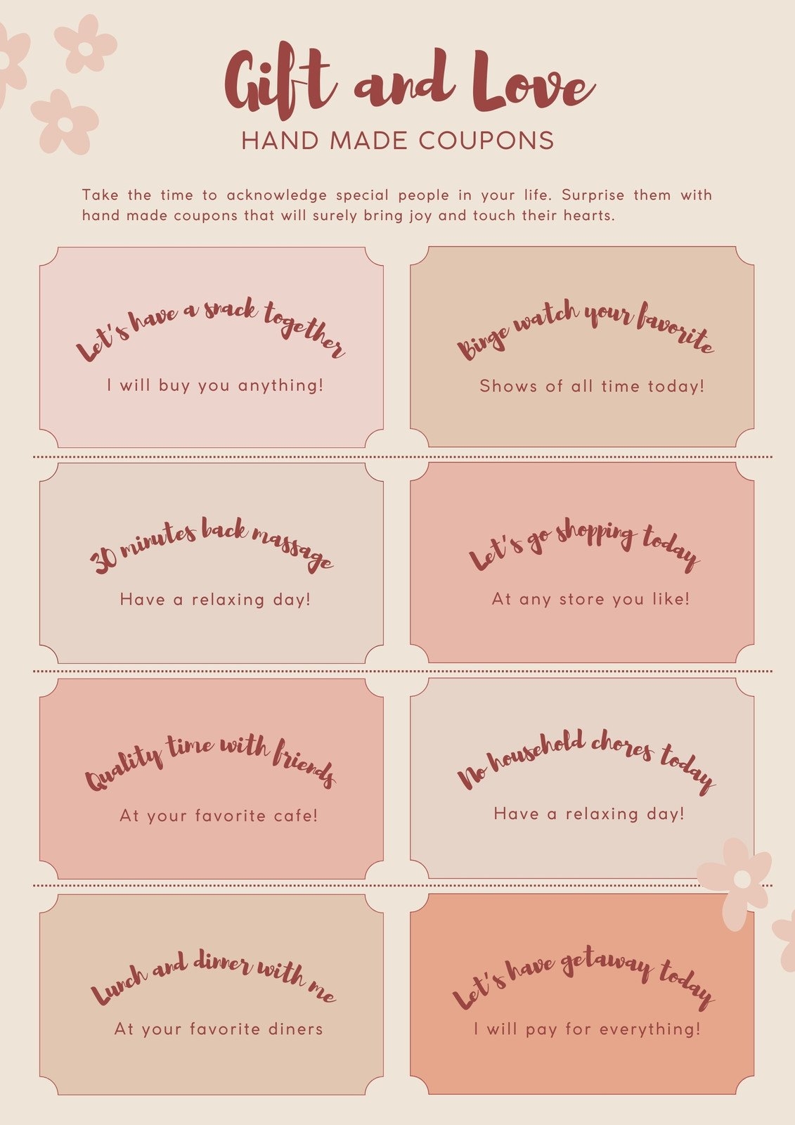 Free Printable Love Coupon Templates Canva Free Printable Love Coupon Templates Canva