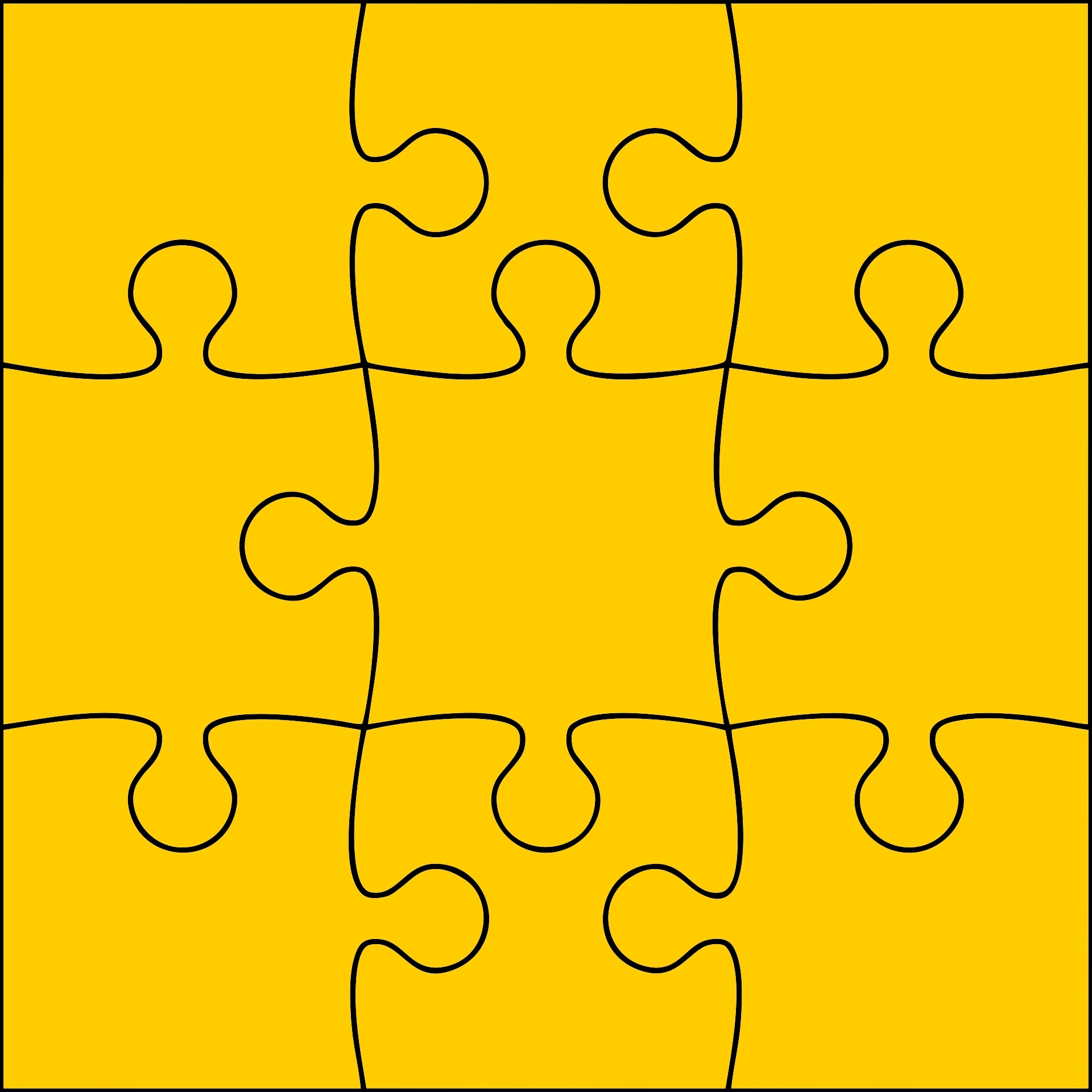 Large Blank Puzzle Pieces Printable