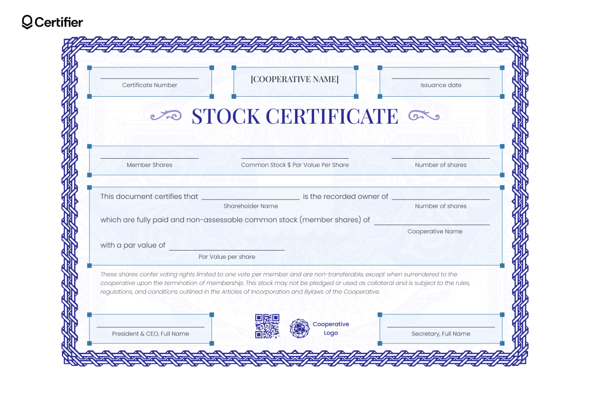 Free Stock Certificate Templates To Edit