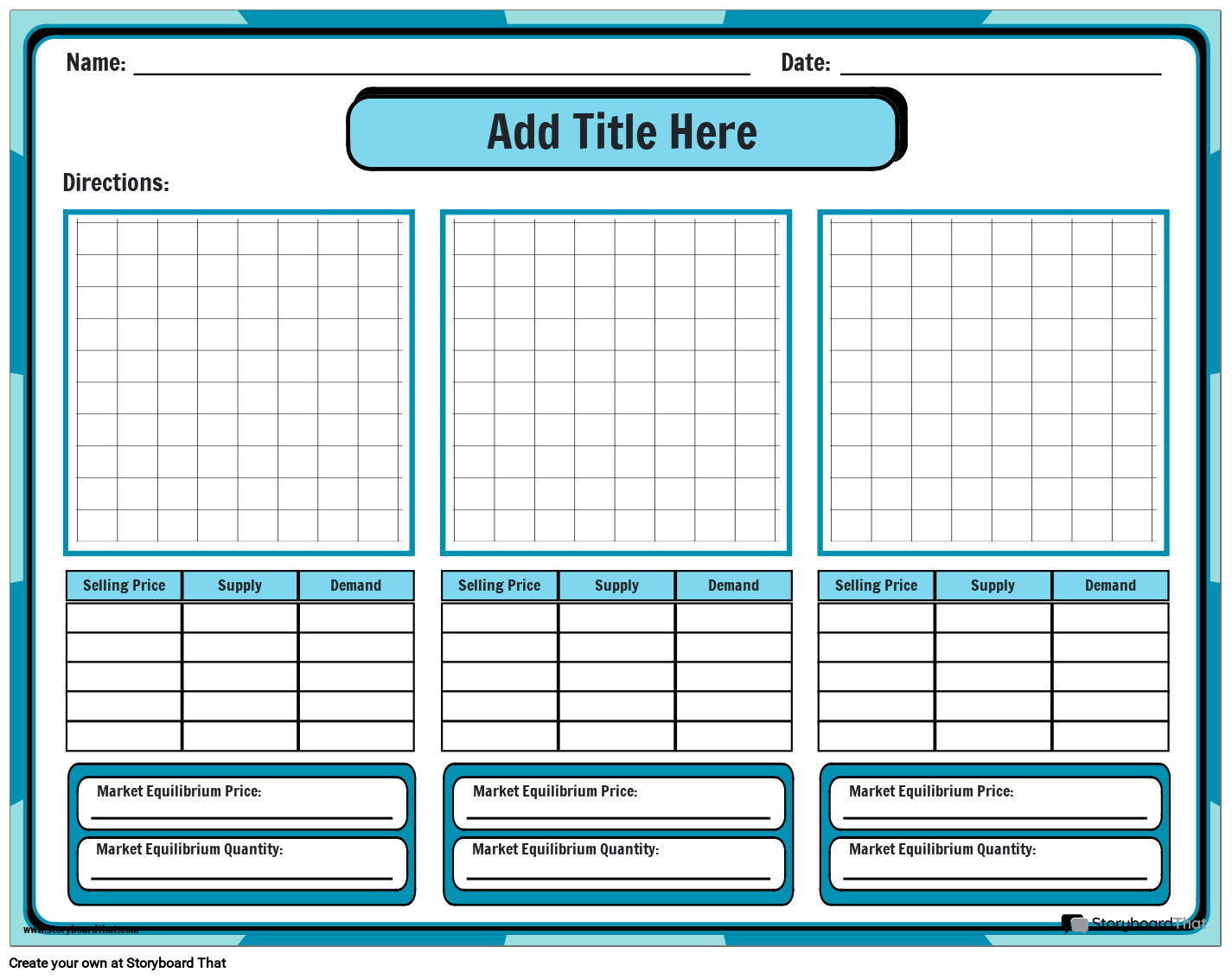 Free Supply And Demand Worksheets Practice And Activities