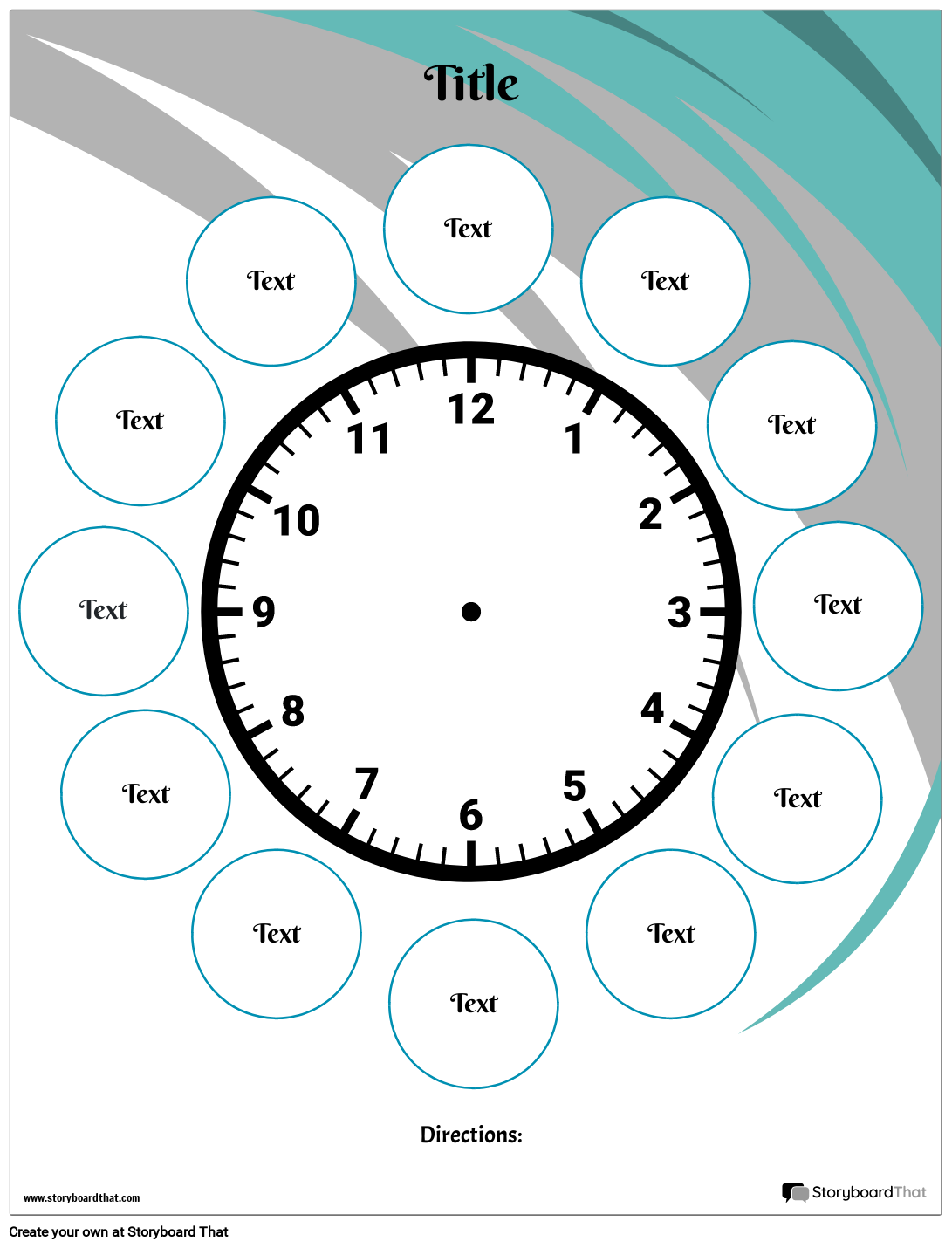 Free Telling Time Worksheets Create Custom Clock Template