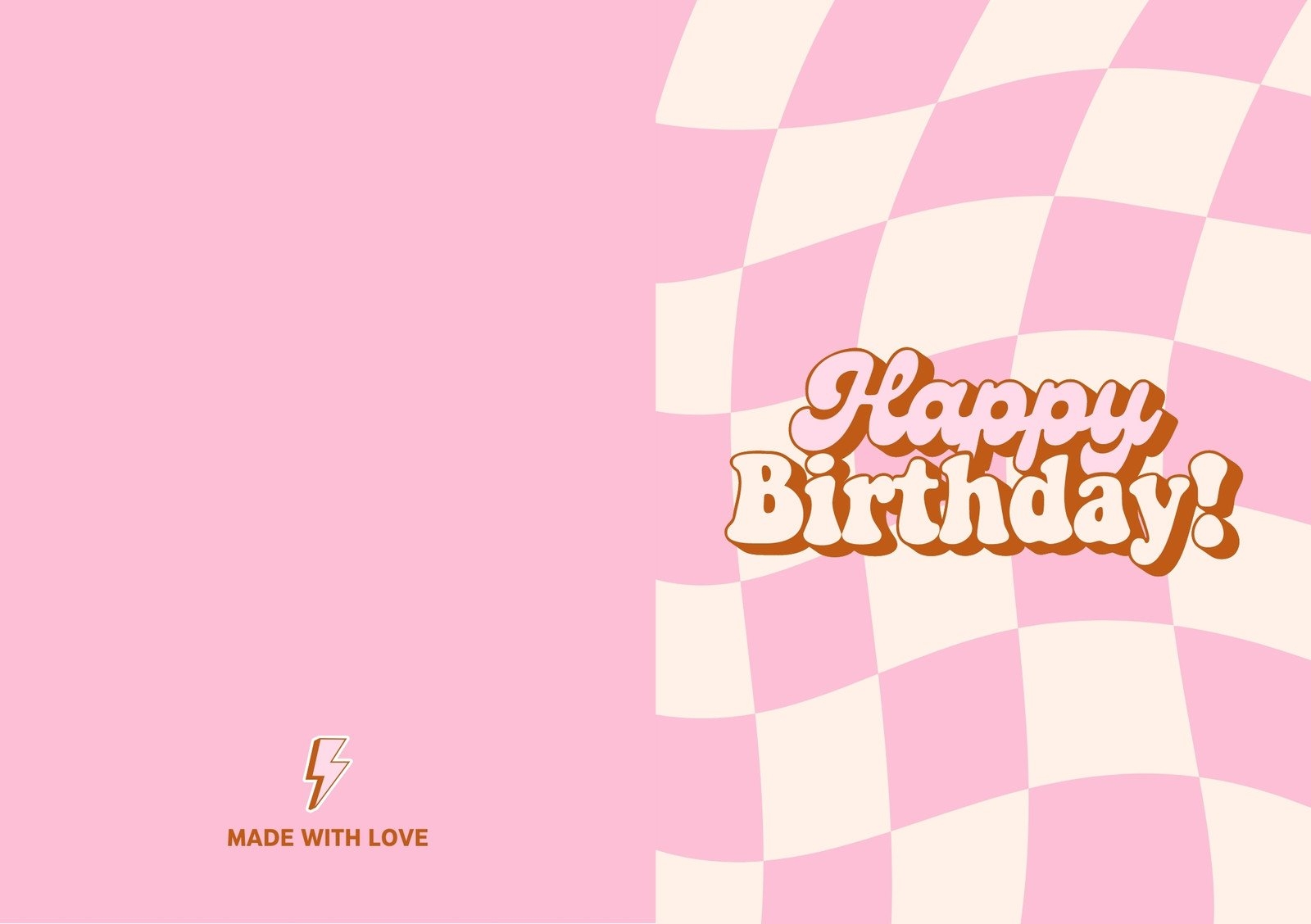 Free To Personalize Folded Birthday Card Templates Canva