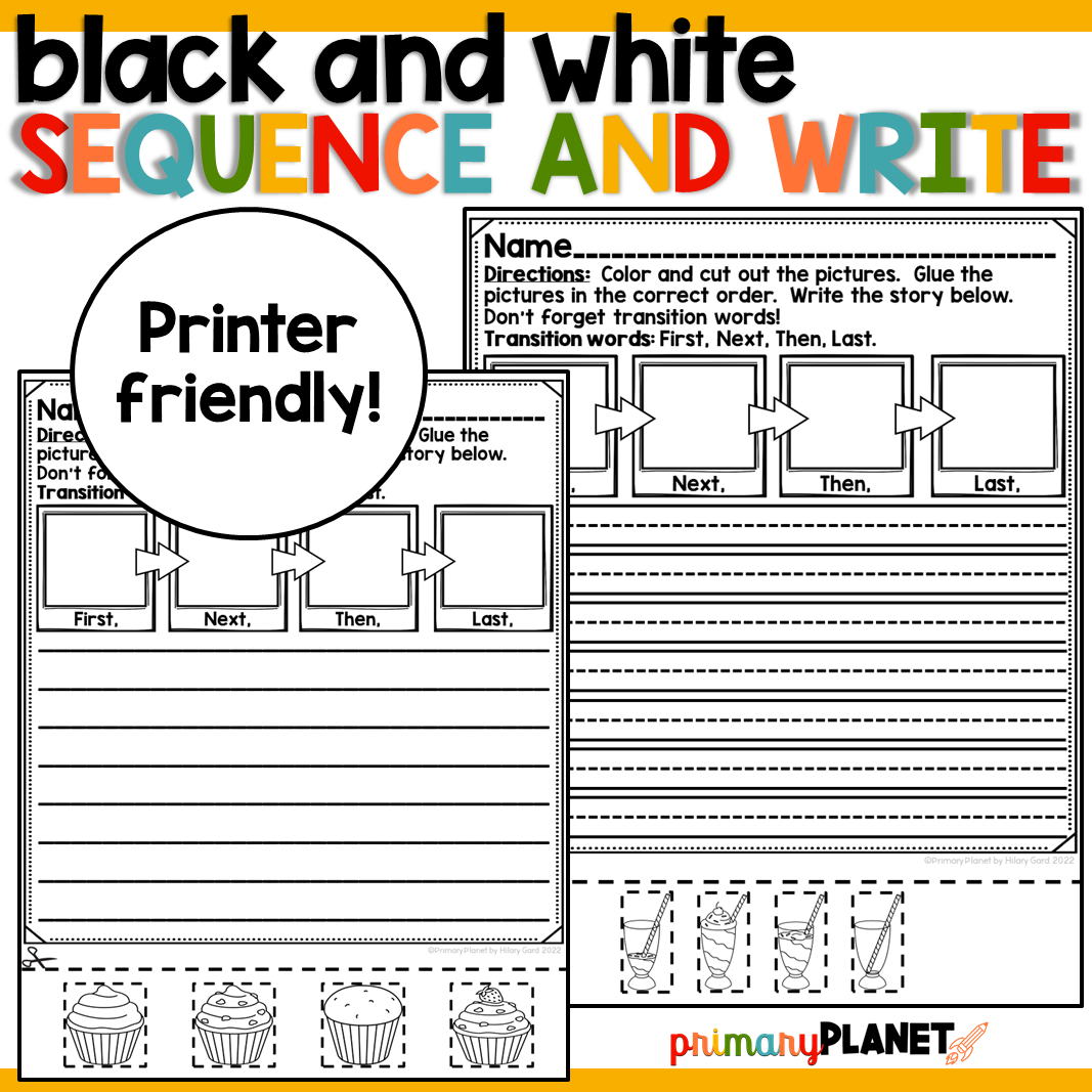 Fun Sequence Writing Prompts Anytime Sequencing Worksheets Primary Planet