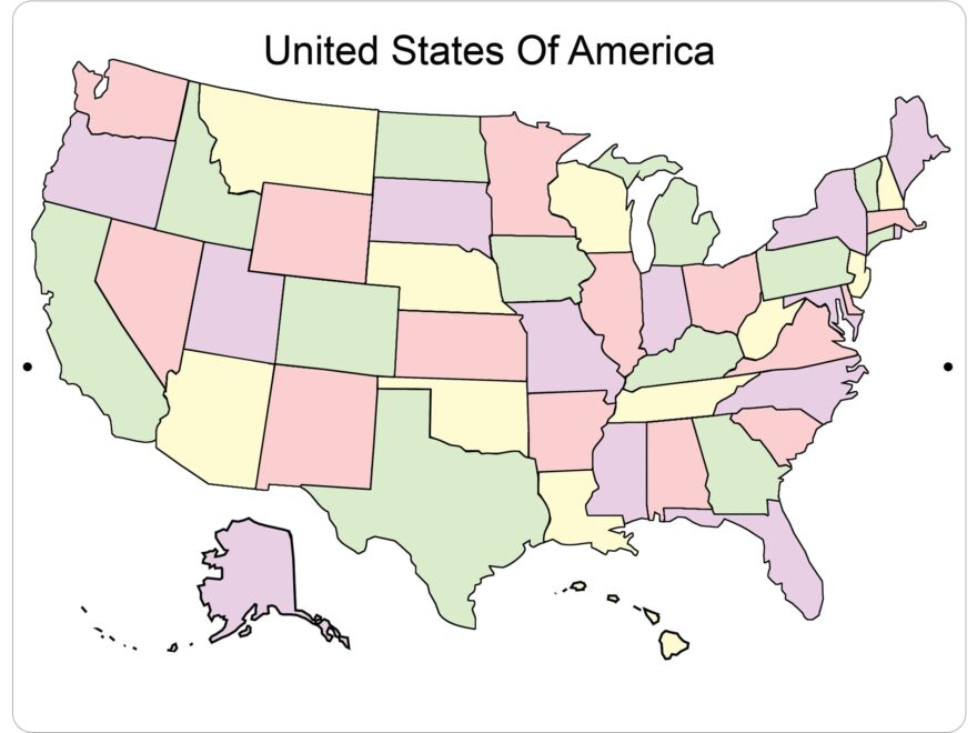 Get The USA Map For Easy Learning