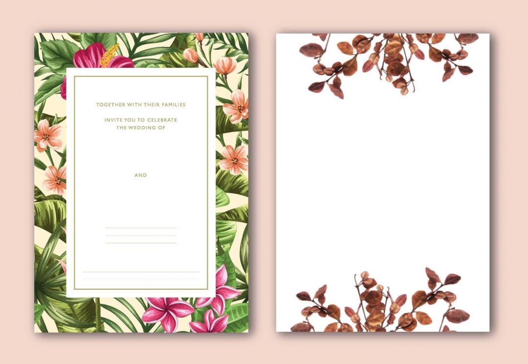 Getting Creative With Blank Wedding Invitations Paperlust