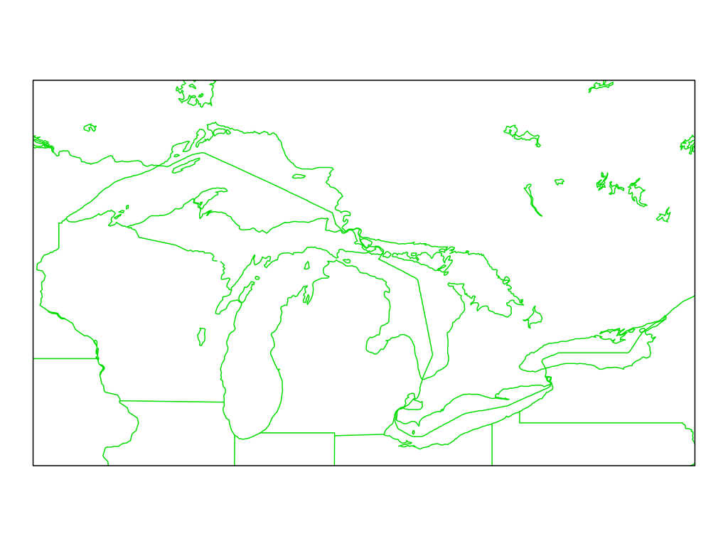 Great Lakes Buoy Ship Map And Analyses