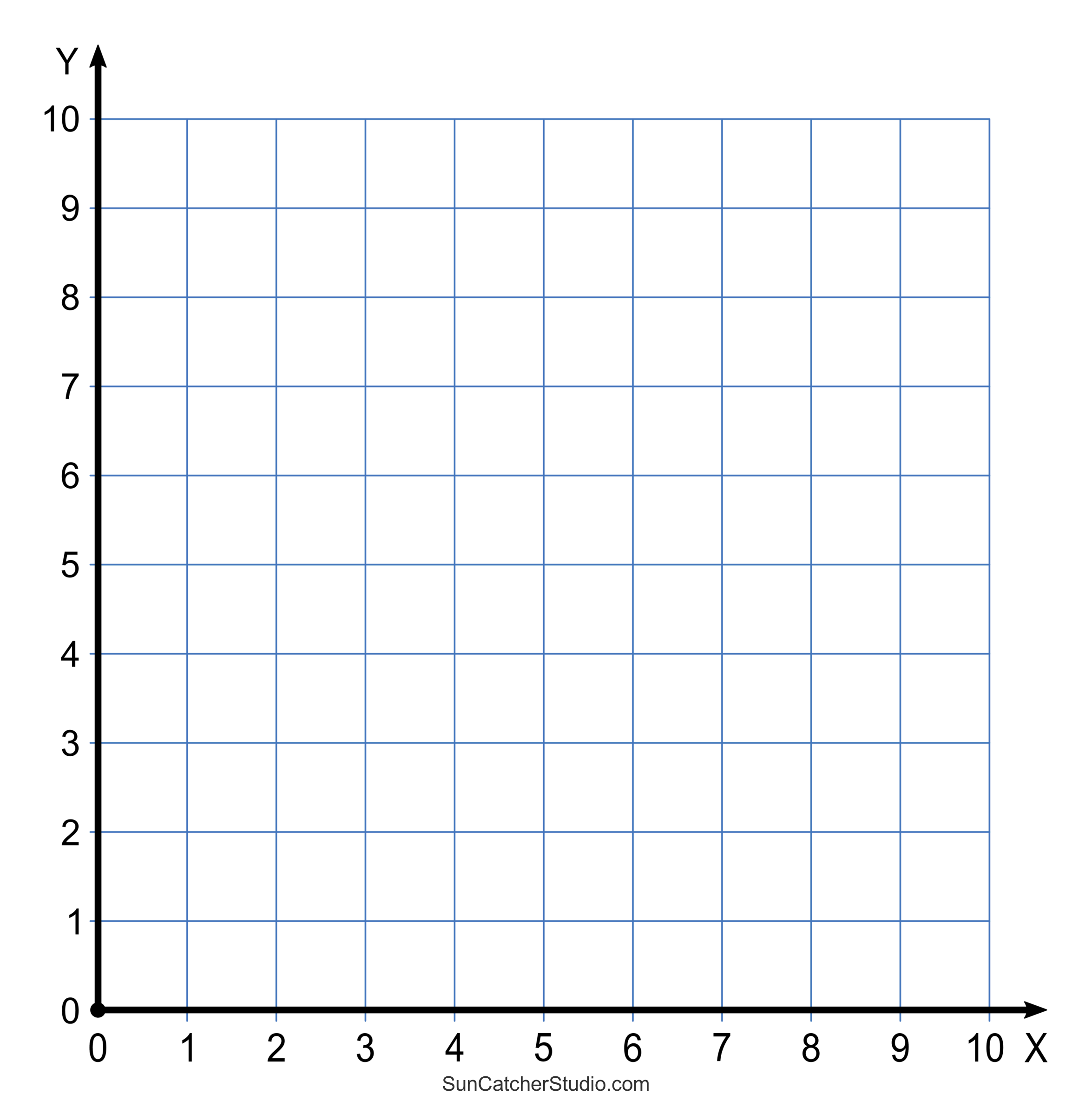 Grid Paper Printable 4 Quadrant Coordinate Graph Paper Templates Free Printables Monograms Design Tools Patterns DIY Projects