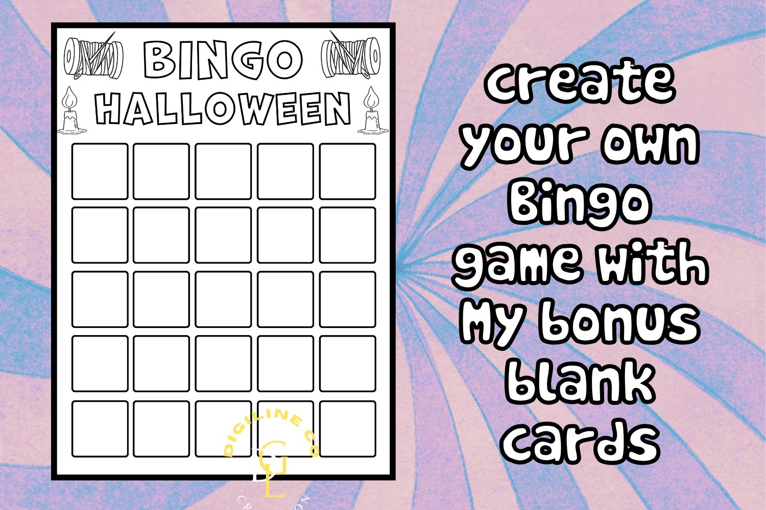 Blank Halloween Bingo Cards Printable