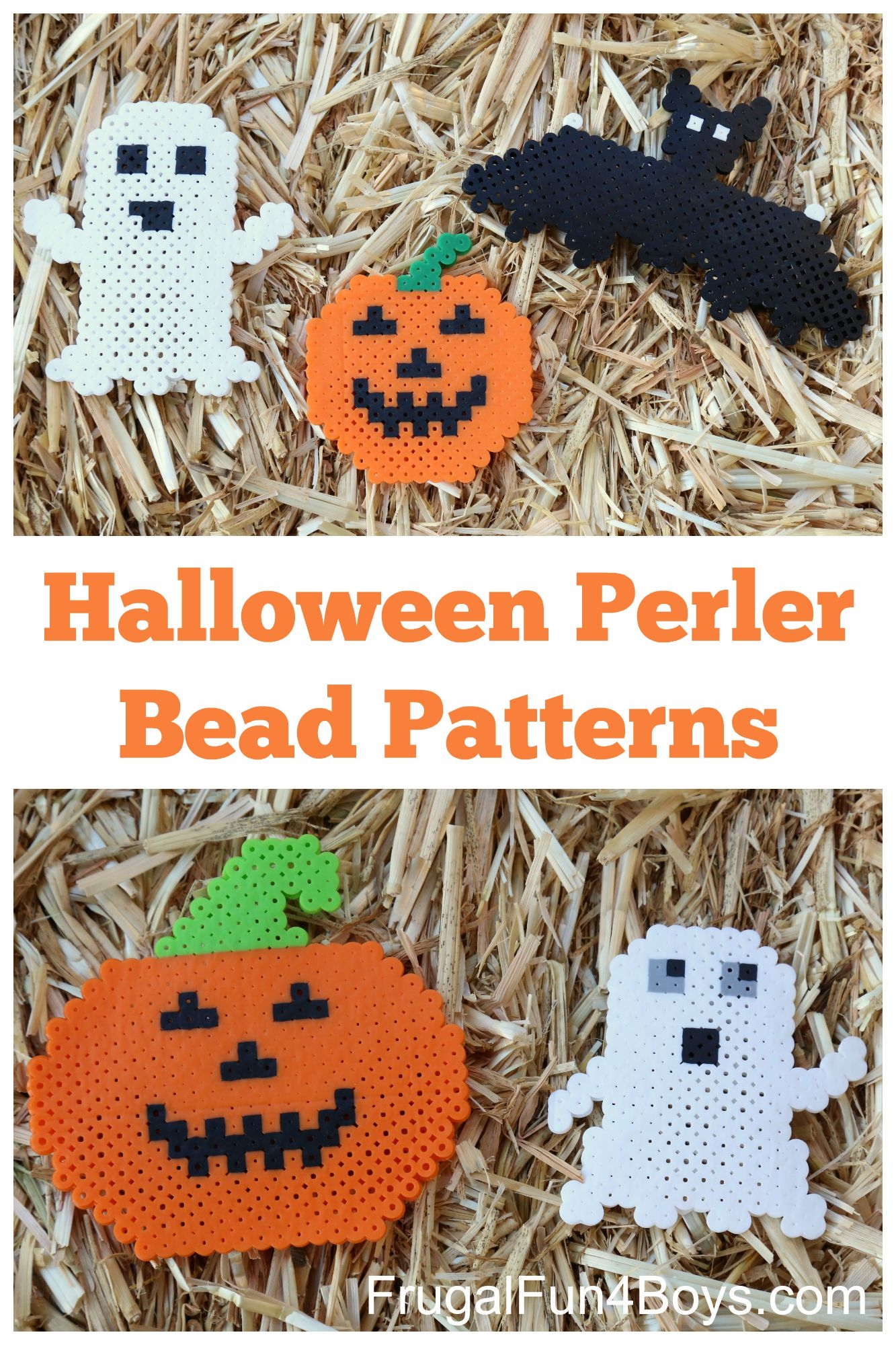 Halloween Perler Bead Patterns Frugal Fun For Boys And Girls