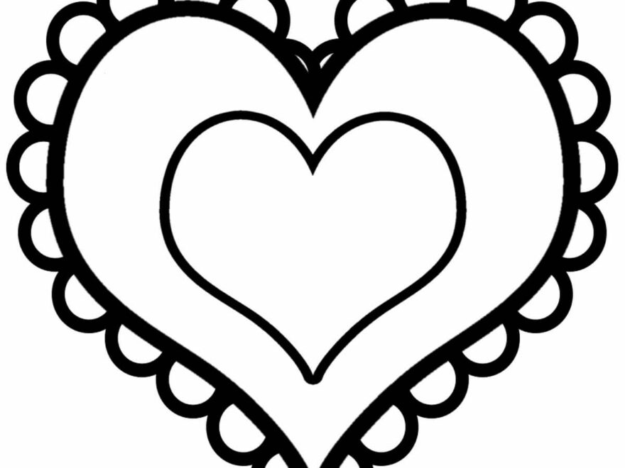 Heart Coloring Pages Printable Coloring Pages FREE