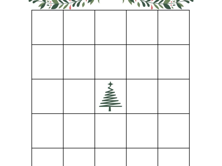 Holiday Dinner Group Or Family Bingo Office Or Classroom Game Blank Fill In Your Own Ideas Or Numbers Etsy
