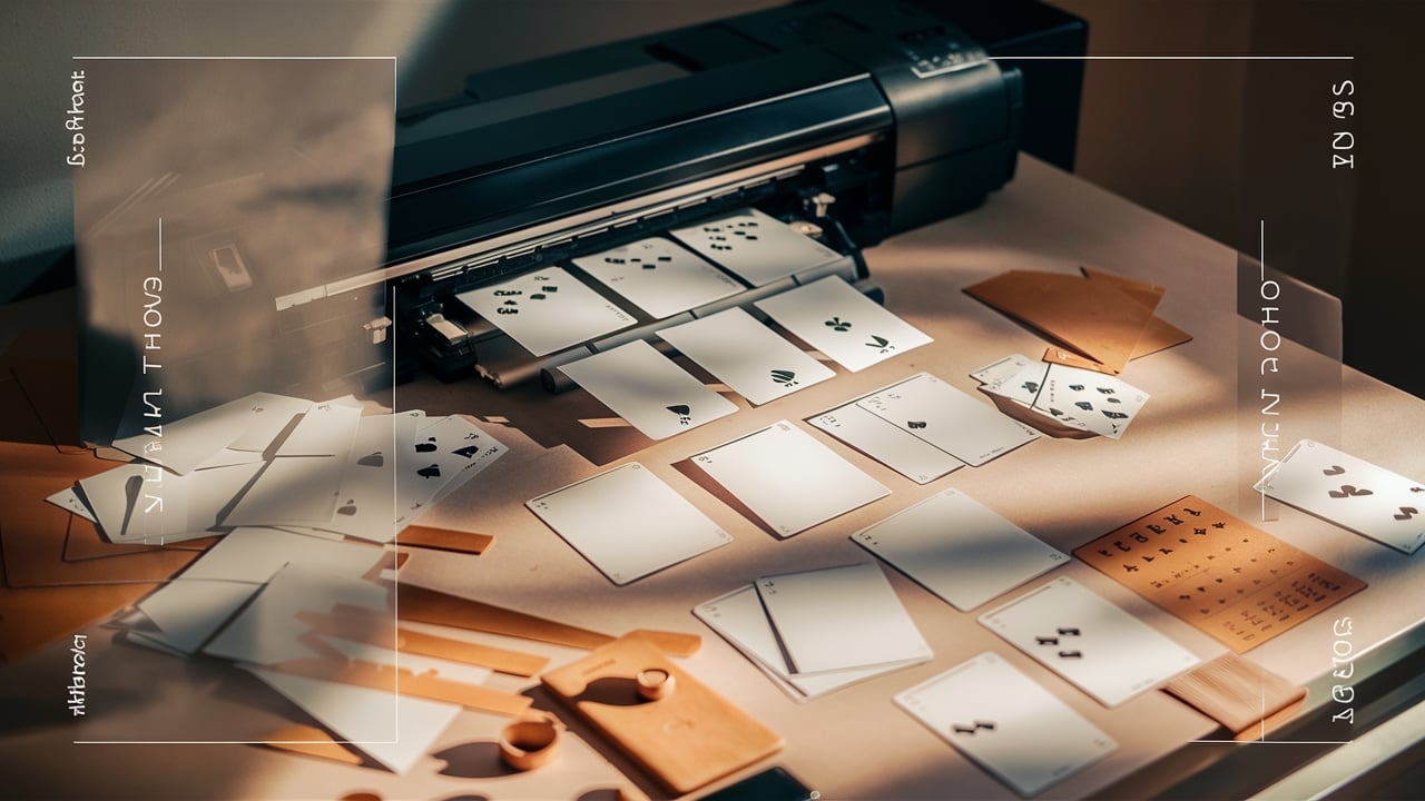 How To Print Blank Playing Cards Gobook Printing