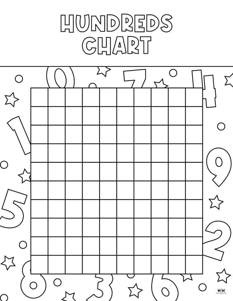 Free Printable Blank Hundreds Grid