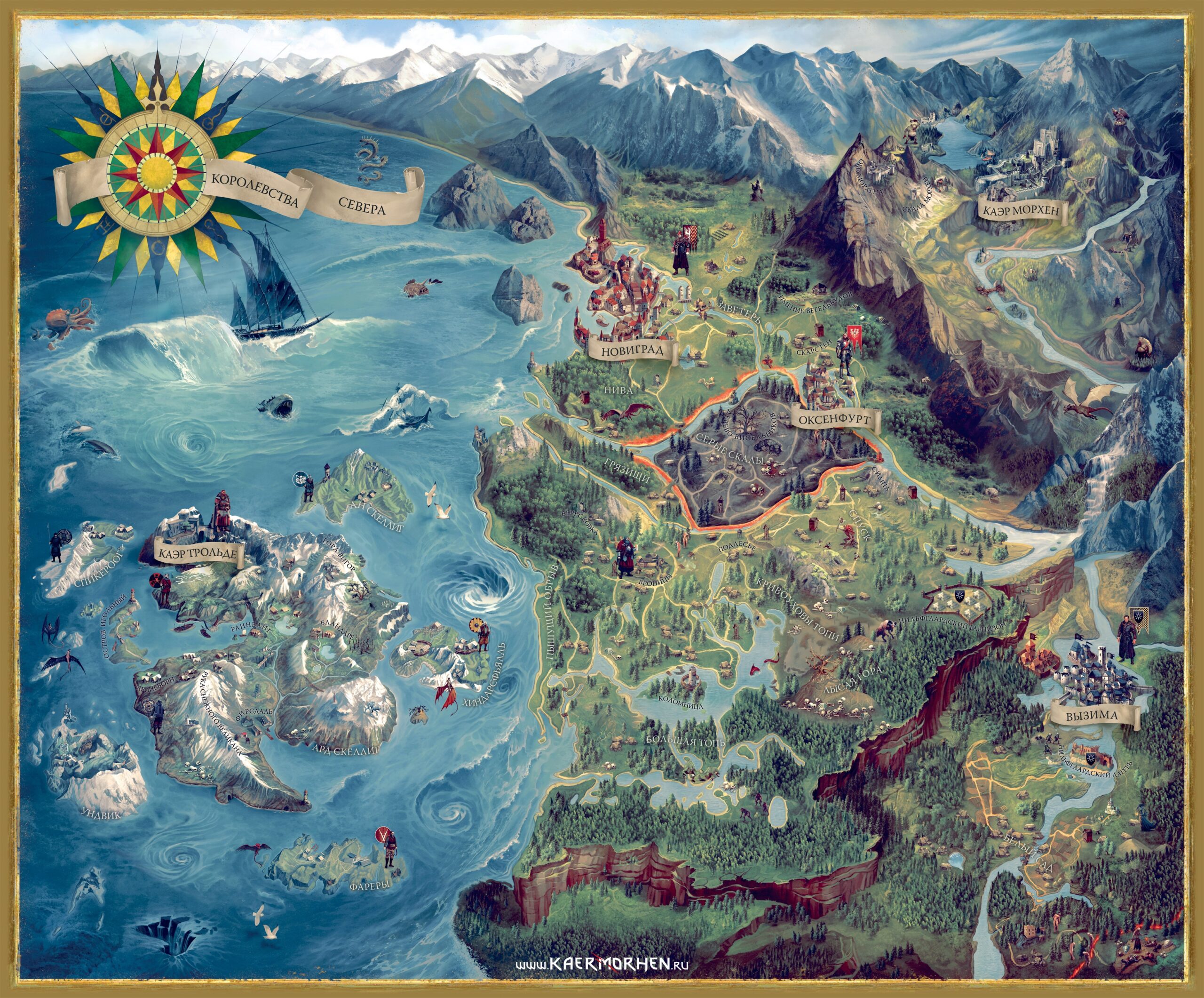 Looking For A Large Resolution Map Of The Witcher 3 World For A Print Can t Seem To Find A Good One Online Anyone Have Any Good Ones R witcher