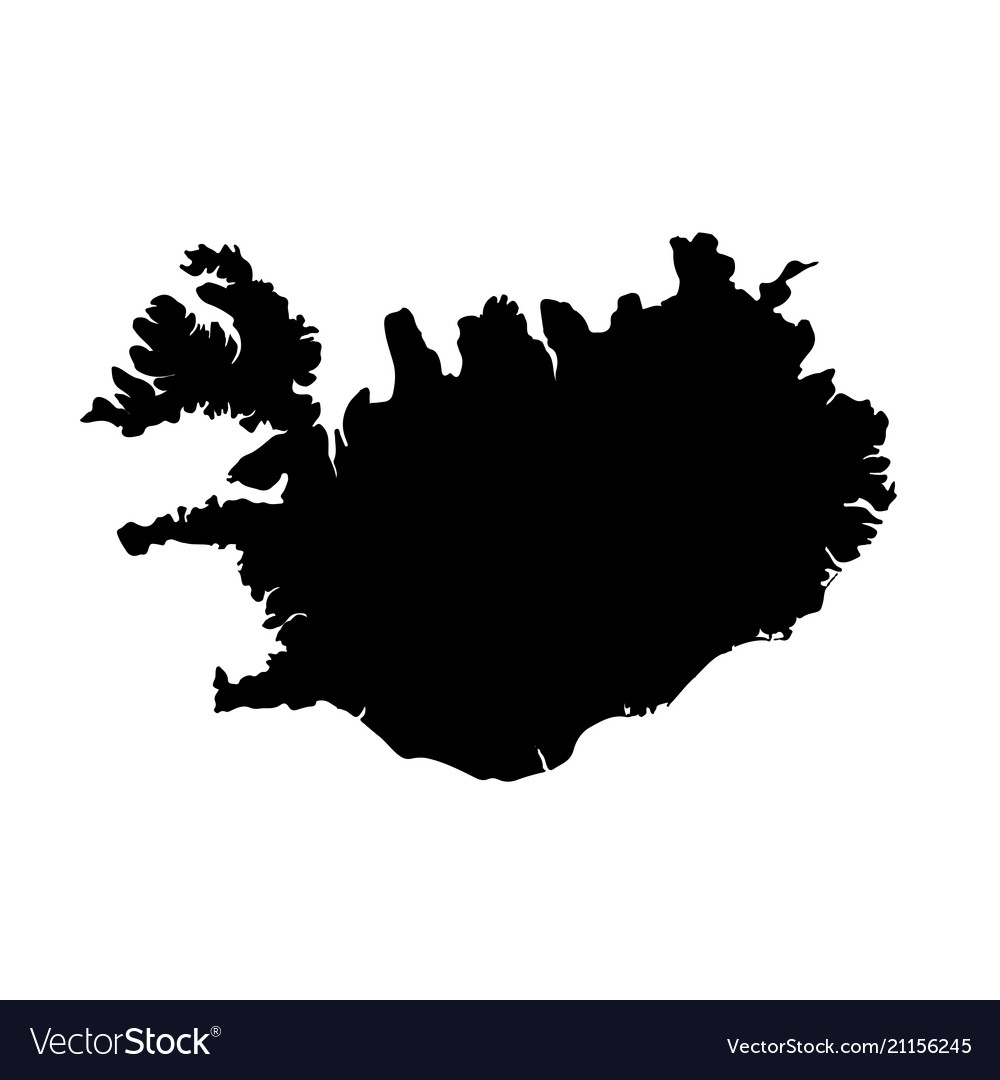 Blank Iceland Map Free Printable