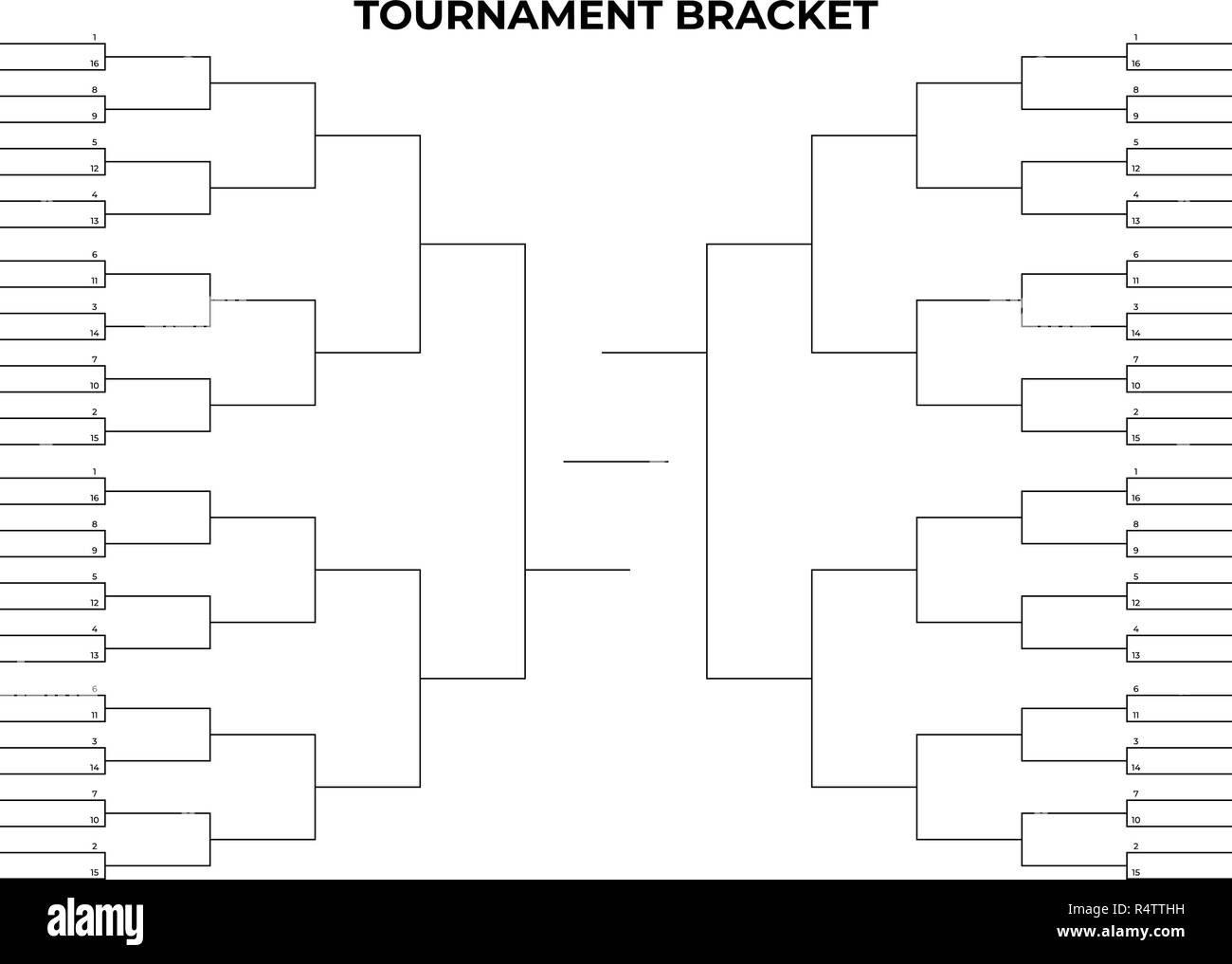 Printable Blank March Madness Bracket