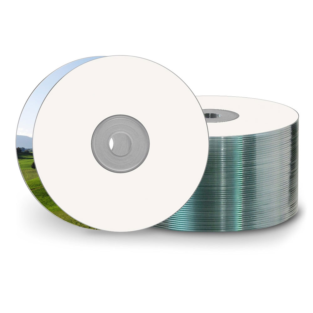MediaSAFE White Inkjet Blank CDs