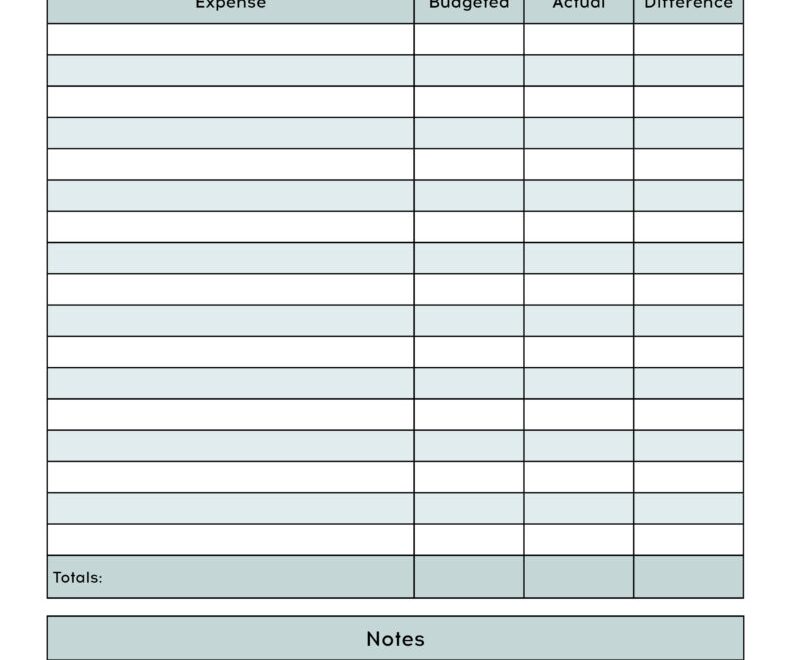 Monthly Budget Planners 20 FREE Printables Printabulls