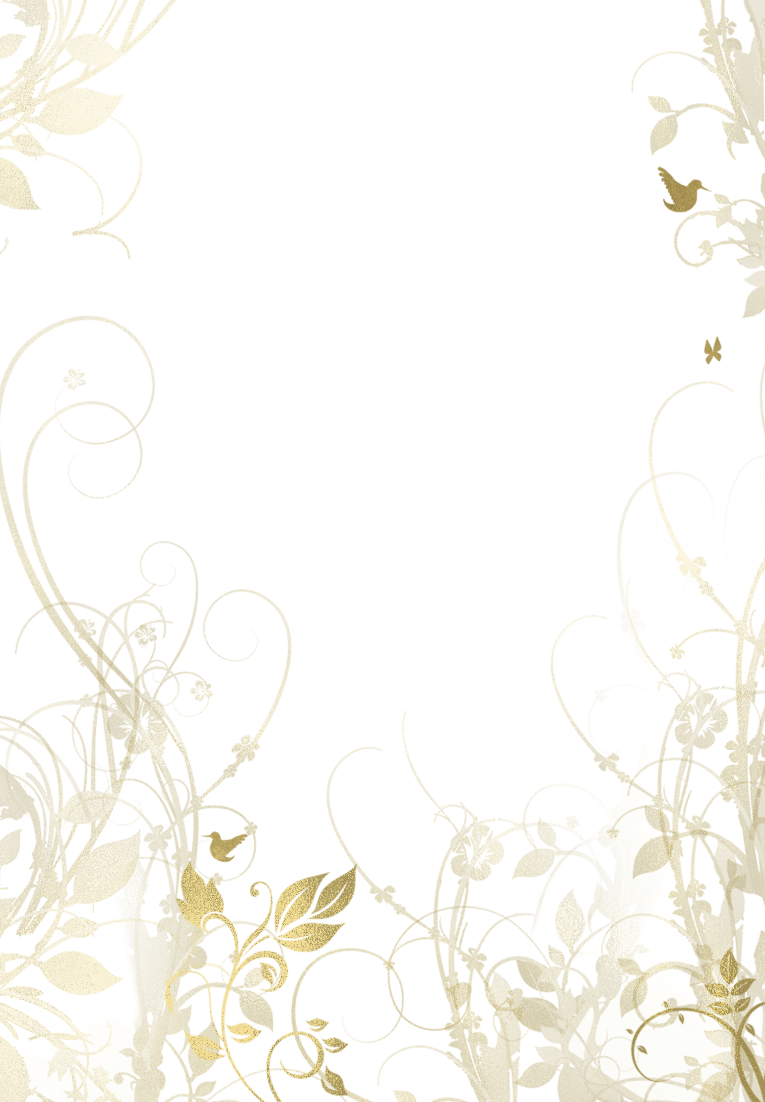 Printable Blank Wedding Invitation Templates