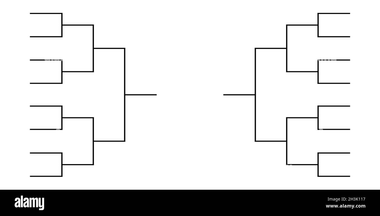 Blank Printable 16 Team Bracket
