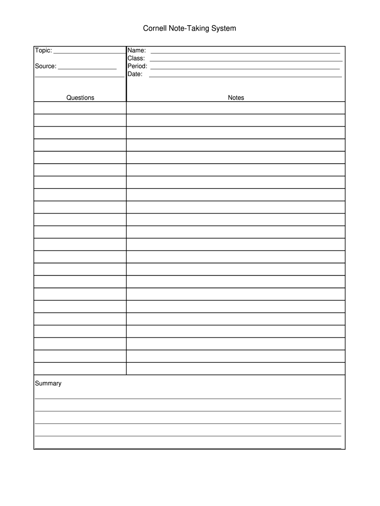 Note Template Design Fill Online Printable Fillable Blank PdfFiller