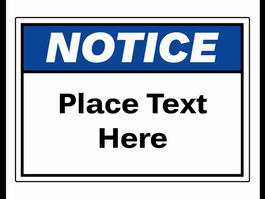 Notice Signs Worksheets Library