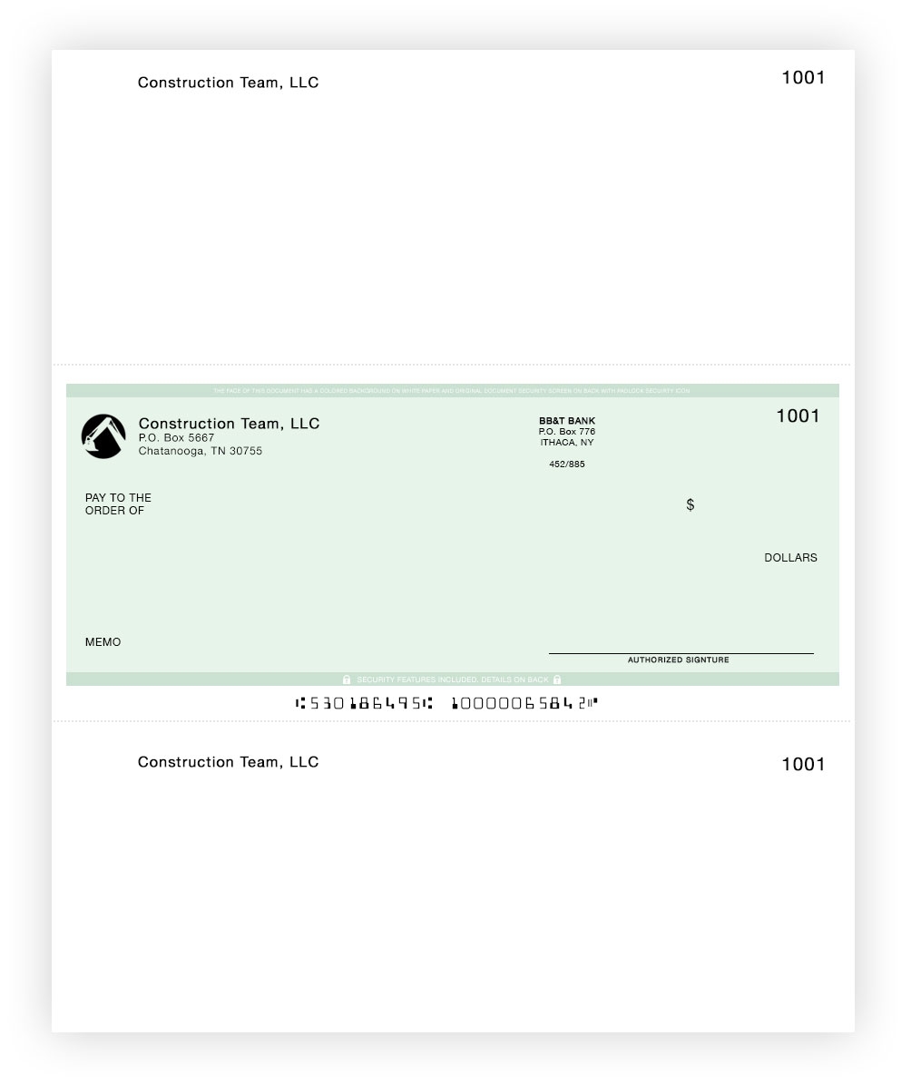 Free Printable Blank Business Checks