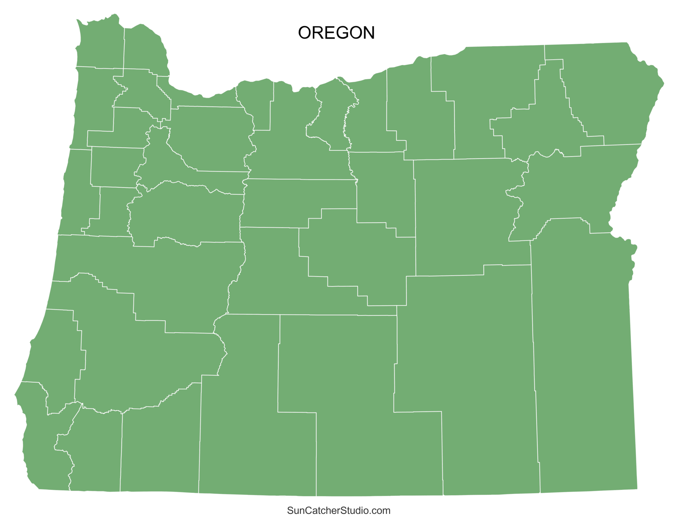 Oregon County Map Printable State Map With County Lines Free Printables Monograms Design Tools Patterns DIY Projects