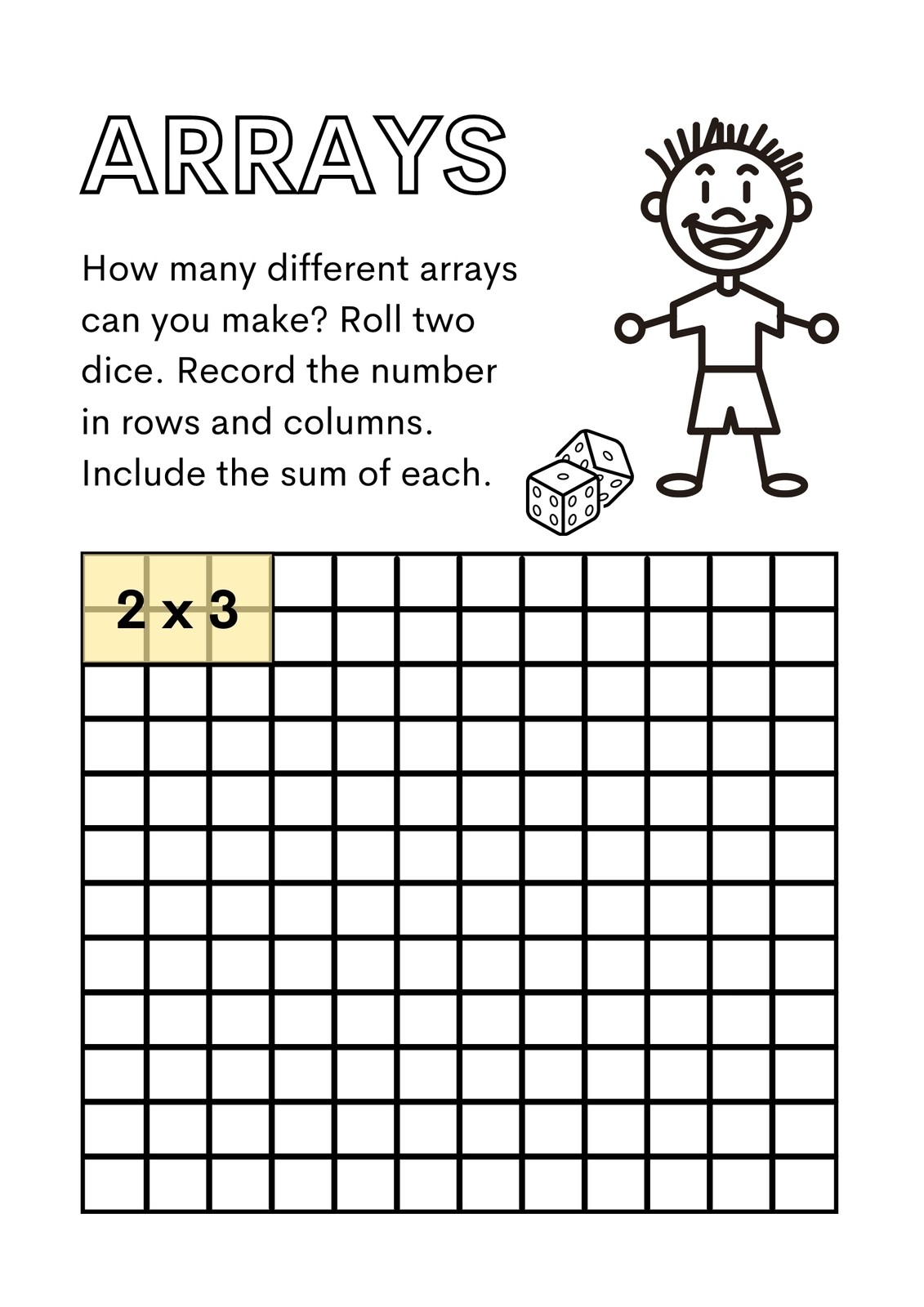 Page 3 Free Multiplication Worksheet Templates To Use And Print Canva