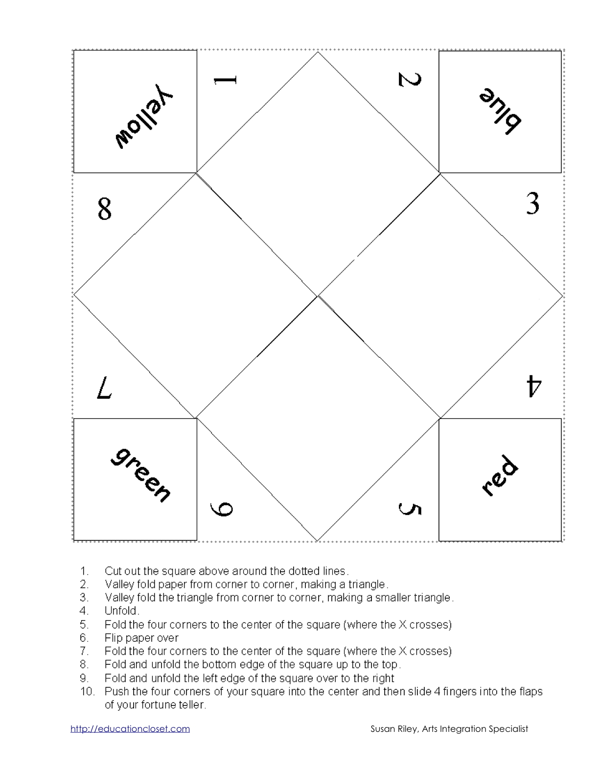 Paper Fortune Tellers Technique For Student Engagement